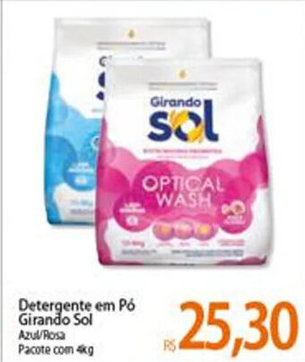 Atacadão Detergente em po Girando Sol 4kg oferta