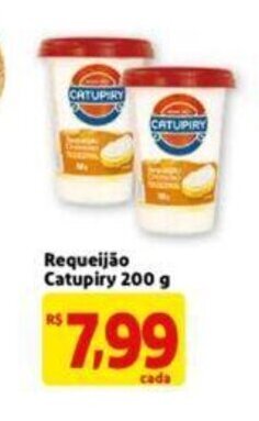 Extra Supermercado Requeijao Catupiry 200g oferta