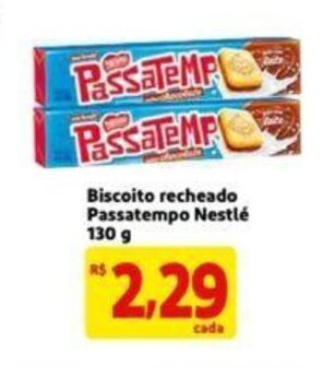 Extra Supermercado Biscoito Recheado Passatempo Nestle 130g oferta