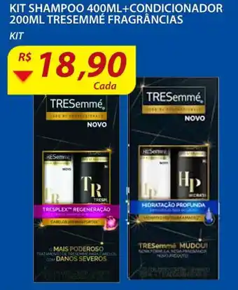 Assaí Atacadista Kit Shampoo 400ml + Condicionador 200ml Tresemme oferta
