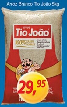 Supermercados Guanabara Arroz Branco Tio Joao 5kg oferta