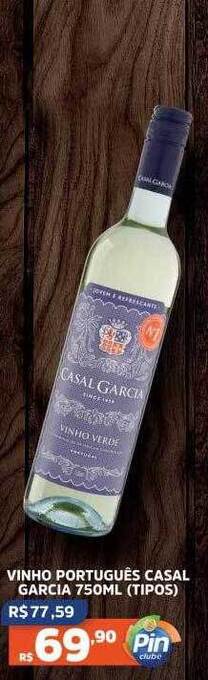 Pinheiro Supermercado Vinho português casal garcia tipos oferta