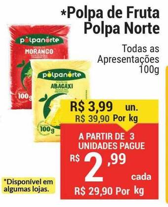 Polpa de fruta polpa norte