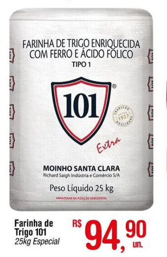 Fort Atacadista Farinha de Trigo 101 25kg oferta