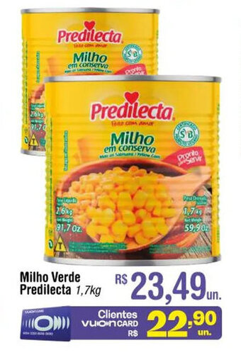 Fort Atacadista Milho Verde Predilecta 1.7kg oferta