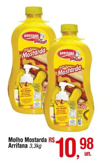 Fort Atacadista Molho Mostarda Arrifana 3.3kg oferta