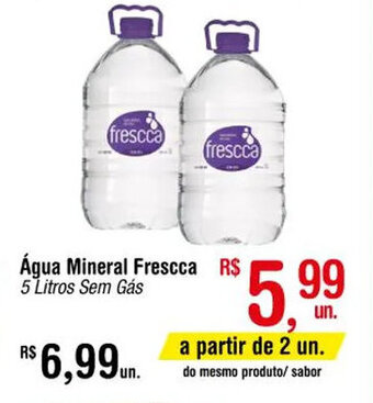 Agua Mineral Frescca 5L s/ gas