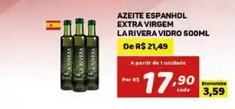 Bahamas Mix Azeite Espanhol Extra Virgem La Rivera 500ml oferta