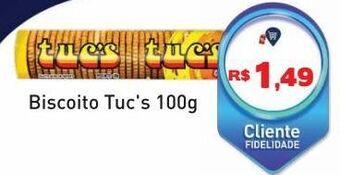 Tonin Superatacado Biscoito tuc's 100g oferta