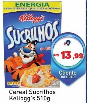Tonin Superatacado Cereal sucrilhos kellogg`s 510g oferta