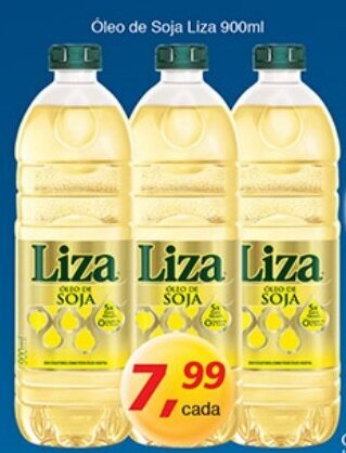 Supermercados Guanabara Oleo de Soja Liza 900ml oferta