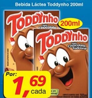 Supermercados Guanabara Bebida Lactea Toddynho 200ml oferta