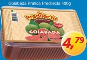 Supermercados Guanabara Goiabada Pratica Predilecta 400g oferta