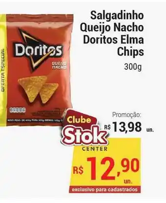Stok Center Salgadinho Queijo Nacho Doritos Elma Chips 300g oferta