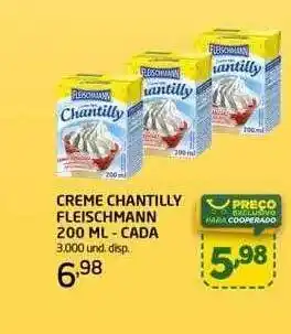 Cooper Creme chantilly fleischmann cada oferta