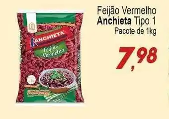 Feijão vermelho anchieta tipo 1