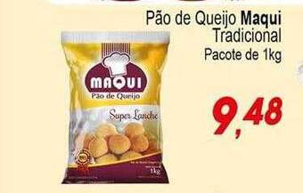 Villefort Atacadista Pão de queijo maqui tradicional oferta