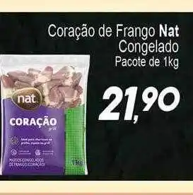 Villefort Atacadista Coração de frango nat congelado oferta