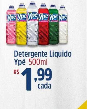 Quartetto Supermercados Detergente líquido ypê oferta