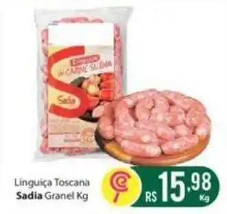 Atacado Máximo Linguica Toscana Sadia granel 1kg oferta