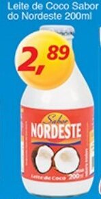 Supermercados Guanabara Leite de Coco Sabor do Nordeste 200ml oferta