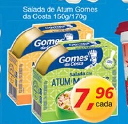 Supermercados Guanabara Salada de Atum Gomes da Costa 150g/170g oferta