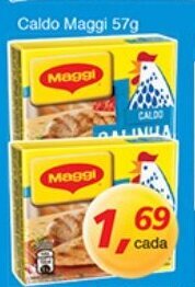 Supermercados Guanabara Caldo Maggi 57g oferta