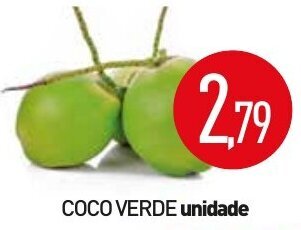 Calvo Atacadista Coco verde unidade oferta