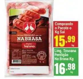 Negreiros Ling. Toscana Perdigão Na Brasa oferta