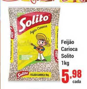 Negreiros Feijão Carioca Solito 1kg oferta