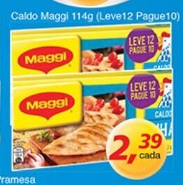 Supermercados Guanabara Caldo Maggi 114g oferta