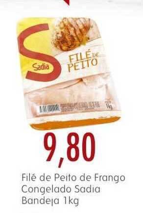 Epa Filé De Peito De Frango Congelado Sadia Bandeja 1kg oferta