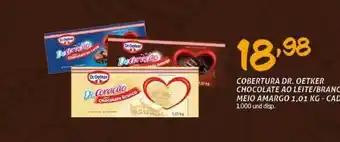 Cooper Cobertura Dr. Oetker Chocolate Ao Leite Branco Meio Amargo oferta