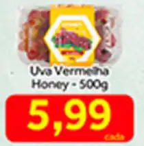 Shibata Supermercados Uva Vermelha Honey 500g oferta