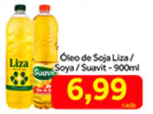 Shibata Supermercados Oleo de Soja Liza / Soya/ Suavit 900ml oferta