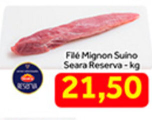 Shibata Supermercados File Mignon Suino Seara Reserva 1kg oferta