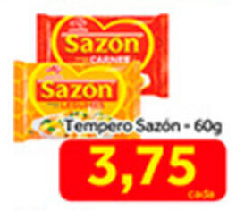 Shibata Supermercados Tempero Sazon 60g oferta
