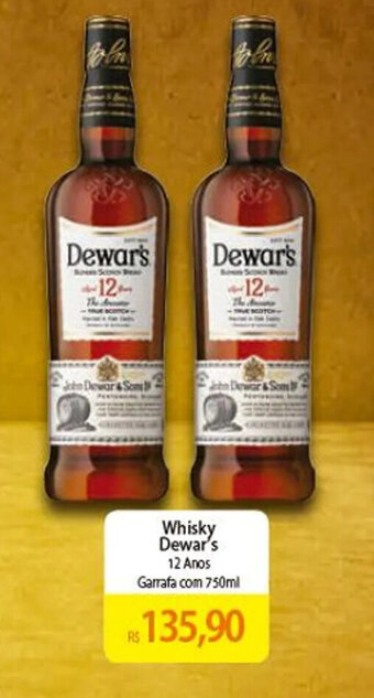 Atacadão Whisky Dewar's 12 anos 750ml oferta