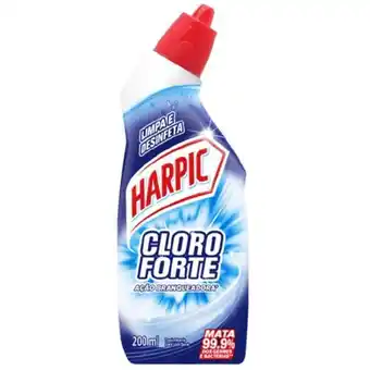 Desinfetante uso geral cloro forte squeeze harpic 200ml