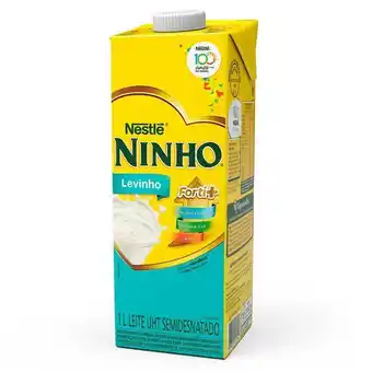 Carrefour Leite semidesnatado uht ninho levinho vitaminado 1 l oferta