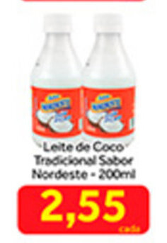 Shibata Supermercados Leite de Coco Tradicional Sabor Nordeste 200ml oferta
