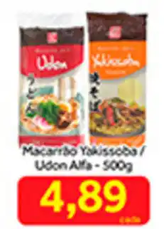 Shibata Supermercados Macarrao Yakissoba/ Udon Alfa 500g oferta