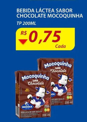 Assaí Atacadista Bebida Lactea Sabor Chocolate Mocoquinha 200ml oferta