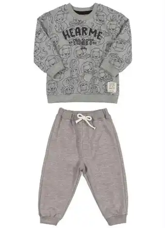 Posthaus Up baby - conjunto casaco e calça menino cinza oferta