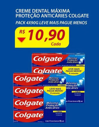Assaí Atacadista Creme Dental Maxima Protecao Anticaries Colgate 4x90g oferta