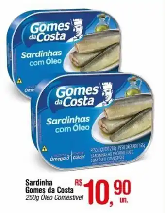 Fort Atacadista Sardinha Gomes da Costa 250g oferta