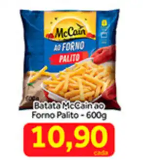 Shibata Supermercados Batata McCai Forno Palito 600g oferta