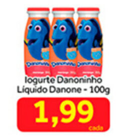 Iogurte Danoninho Liquido 100g Danone