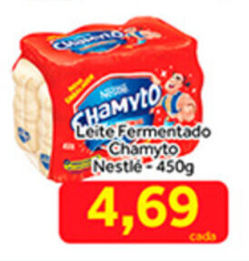 Shibata Supermercados Leite fermentado Chamyto Nestle 450g oferta