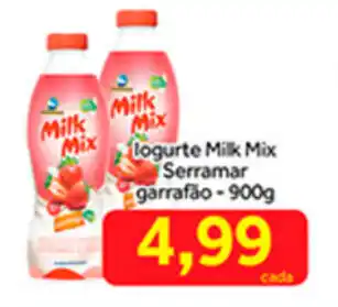Iogurte Milk Mix Serramar Garrafao 900g